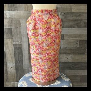 NWT! Lulu's rainbow maxi skirt XLarge glam feminine floral garden party cocktail